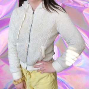 🌵7/$45🌵Zumiez Sherpa Hooded Sheep Fleece Fuzzy
